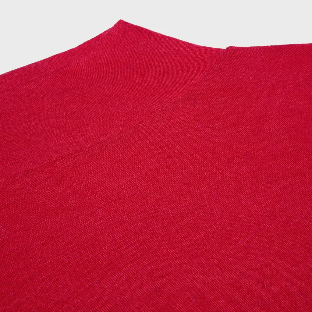 Turtleneck Top In Wool Jersey