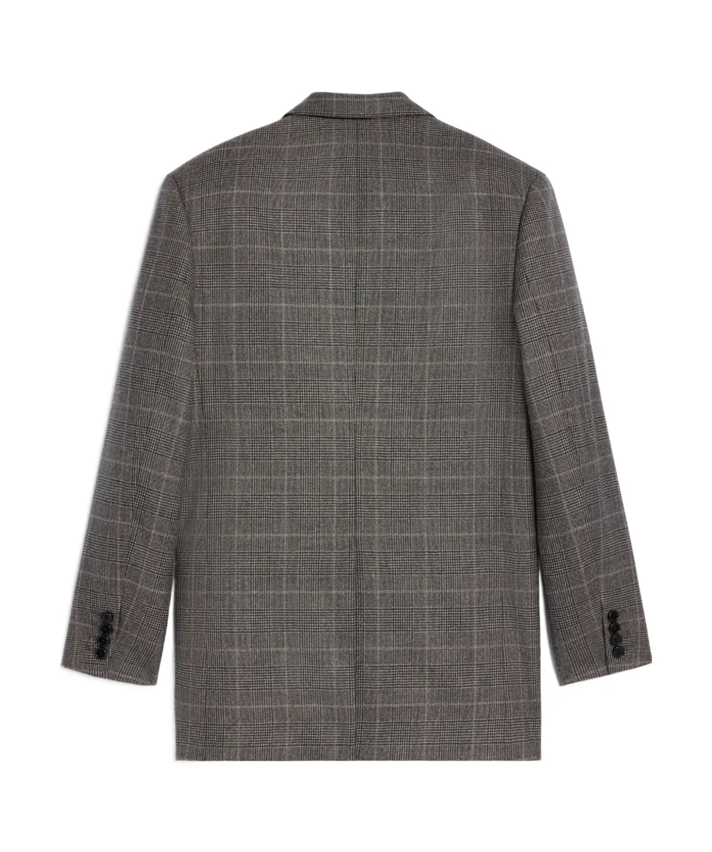 BibliothÈQue Nationale De France Blazer In Prince Of Wales Wool