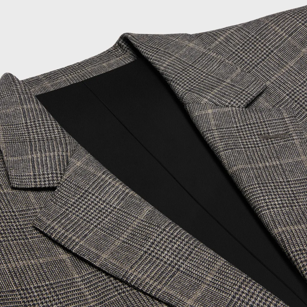BibliothÈQue Nationale De France Blazer In Prince Of Wales Wool