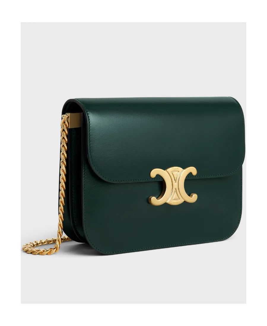 Medium College Bag In Shiny Calfskin