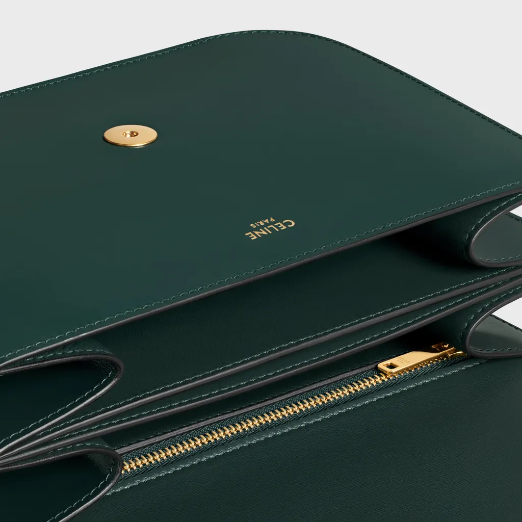 Medium College Bag In Shiny Calfskin