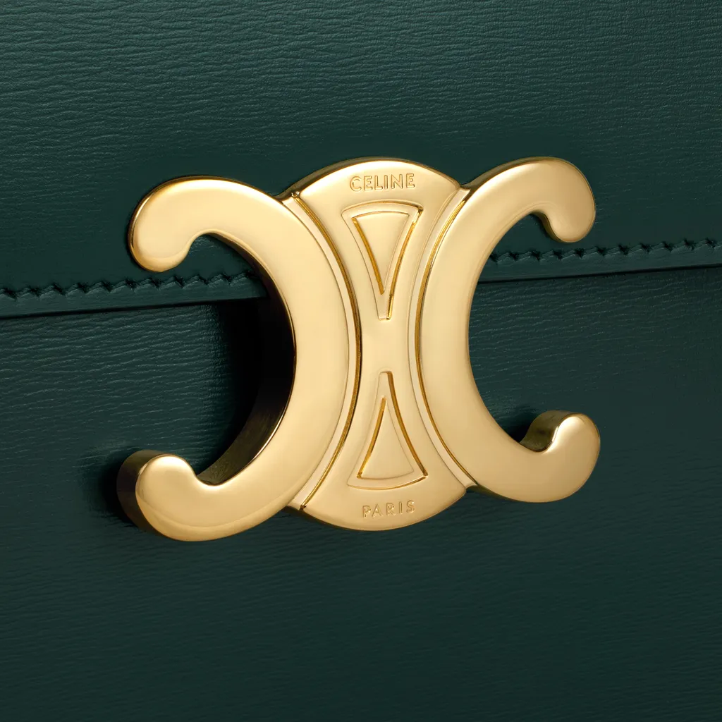Medium College Bag In Shiny Calfskin