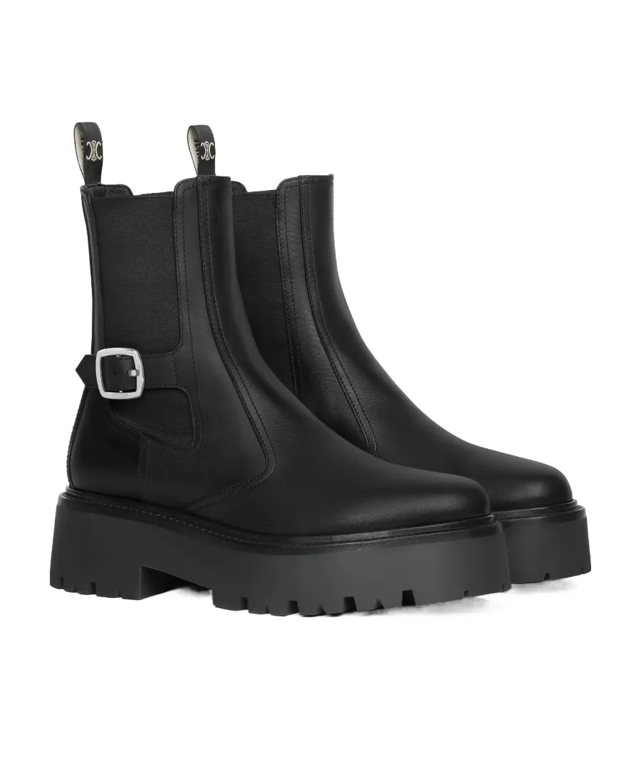 Bulky Chelsea Boot In Calfskin