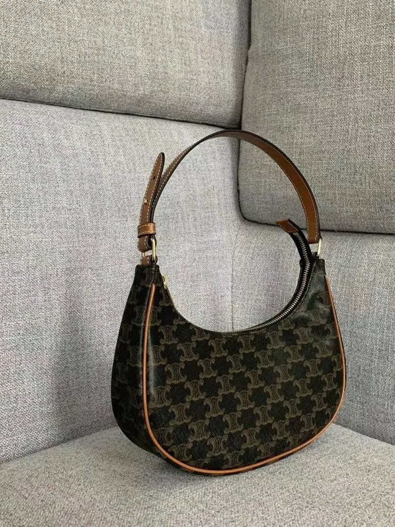 Ava Bag In Triomphe Canvas And Calfskin