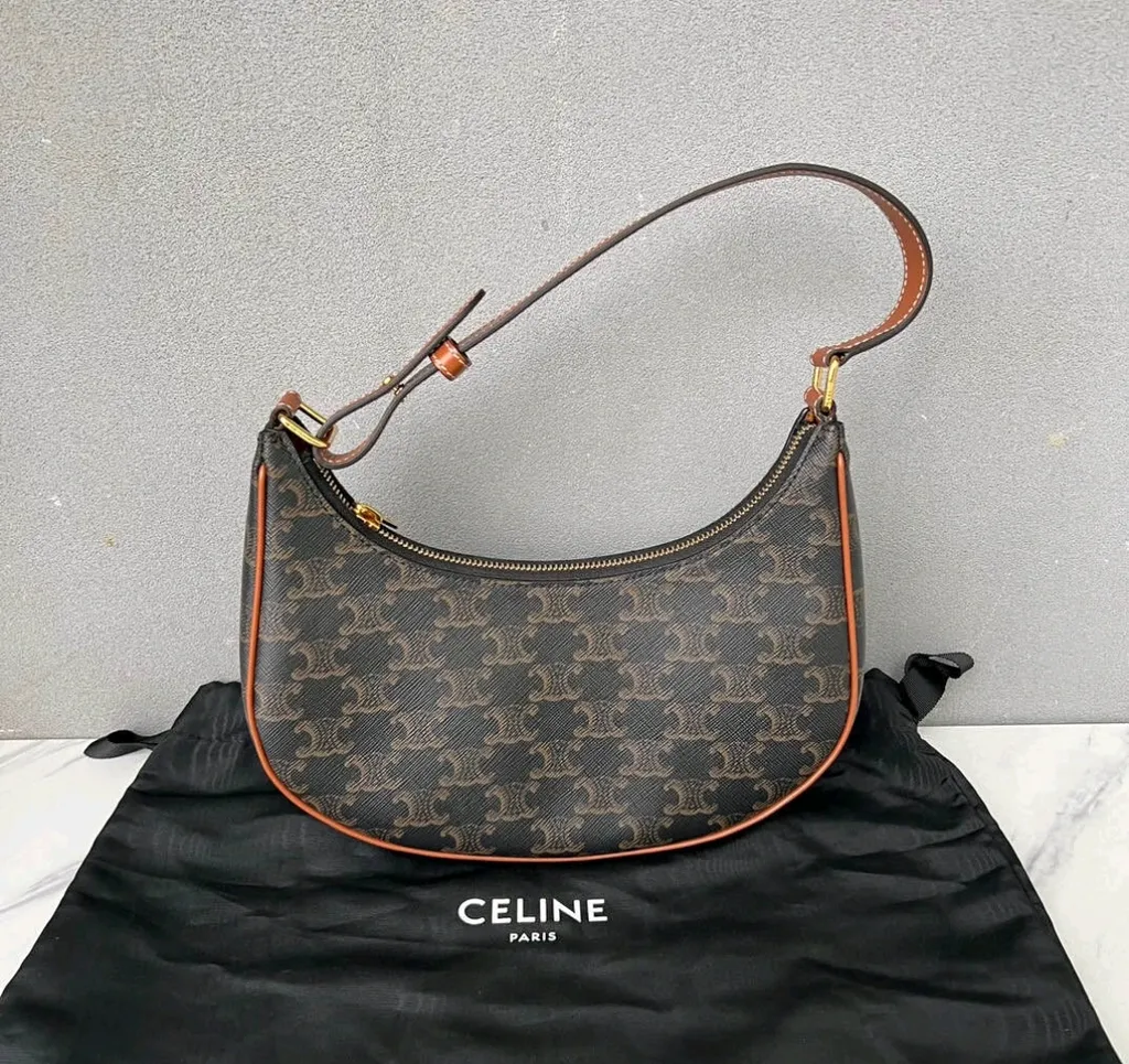 Ava Bag In Triomphe Canvas And Calfskin