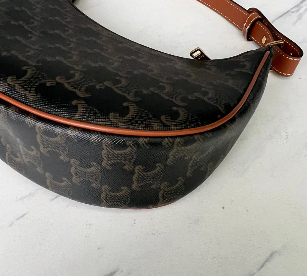 Ava Bag In Triomphe Canvas And Calfskin