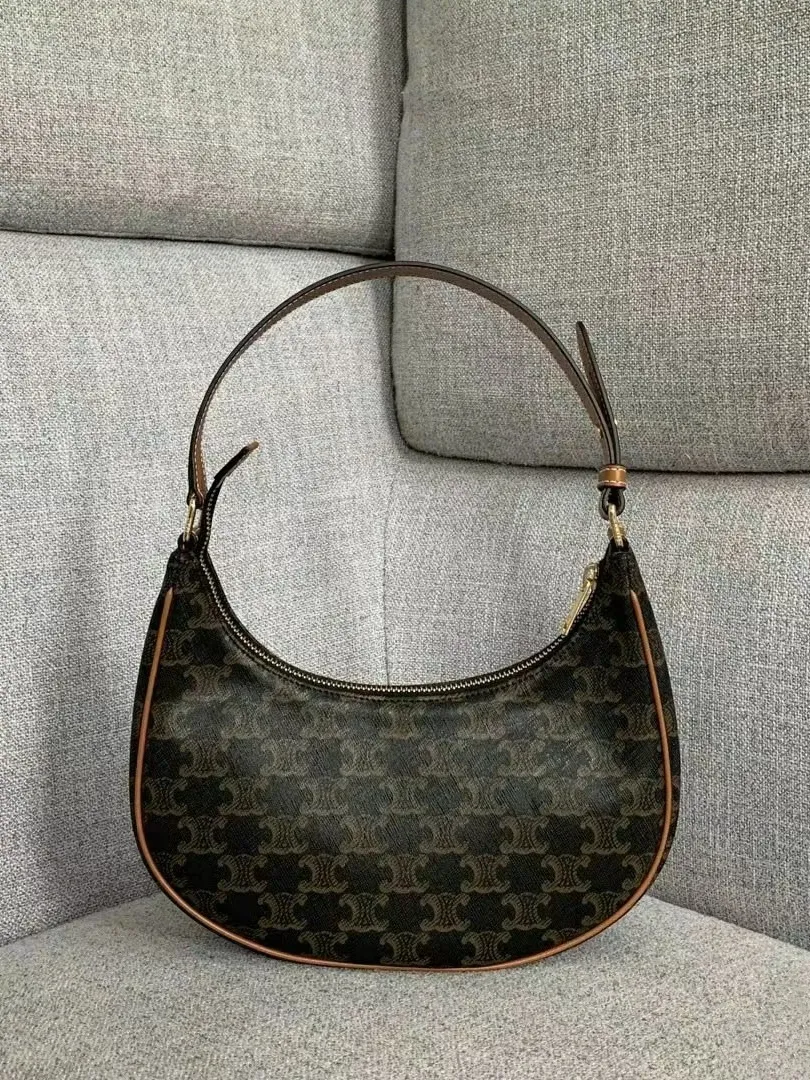 Ava Bag In Triomphe Canvas And Calfskin