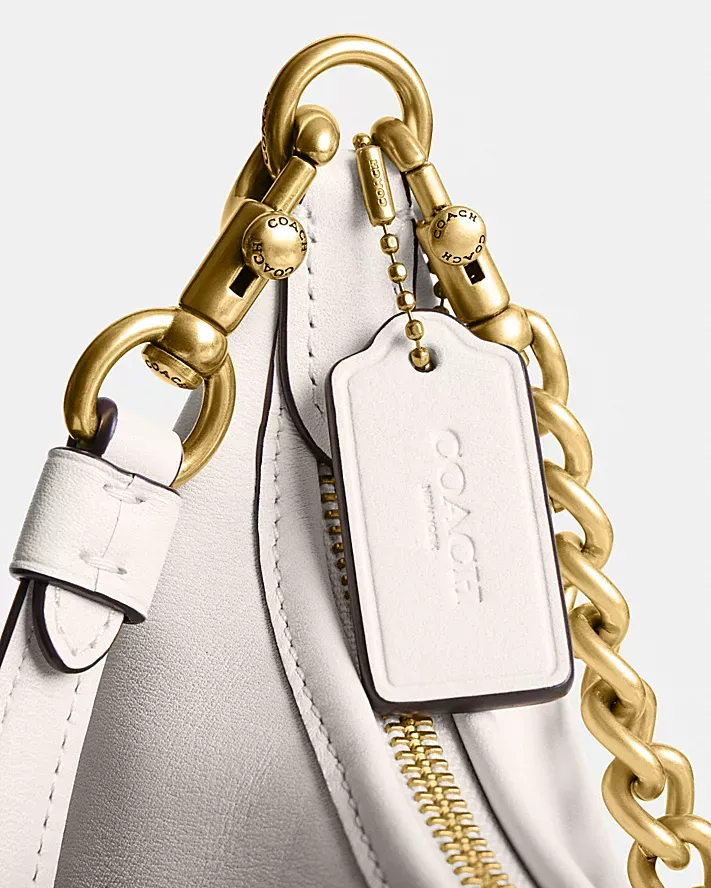 Juliet Logo Plaque Zipped Shoulder Bag