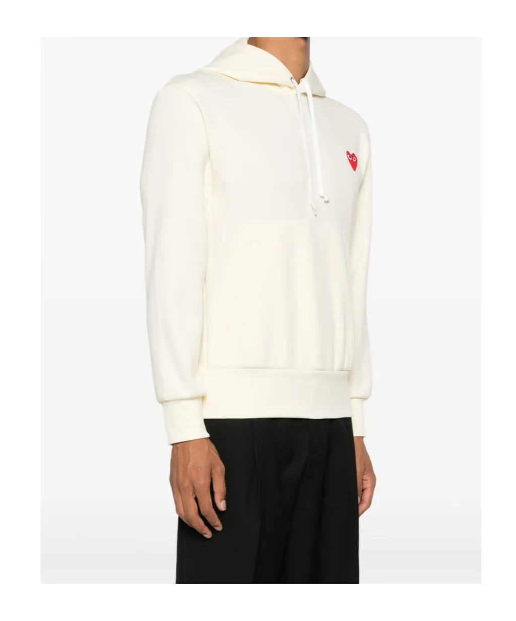 Hooded Sweater With Heart Logo