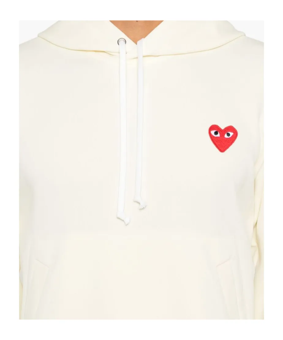 Hooded Sweater With Heart Logo