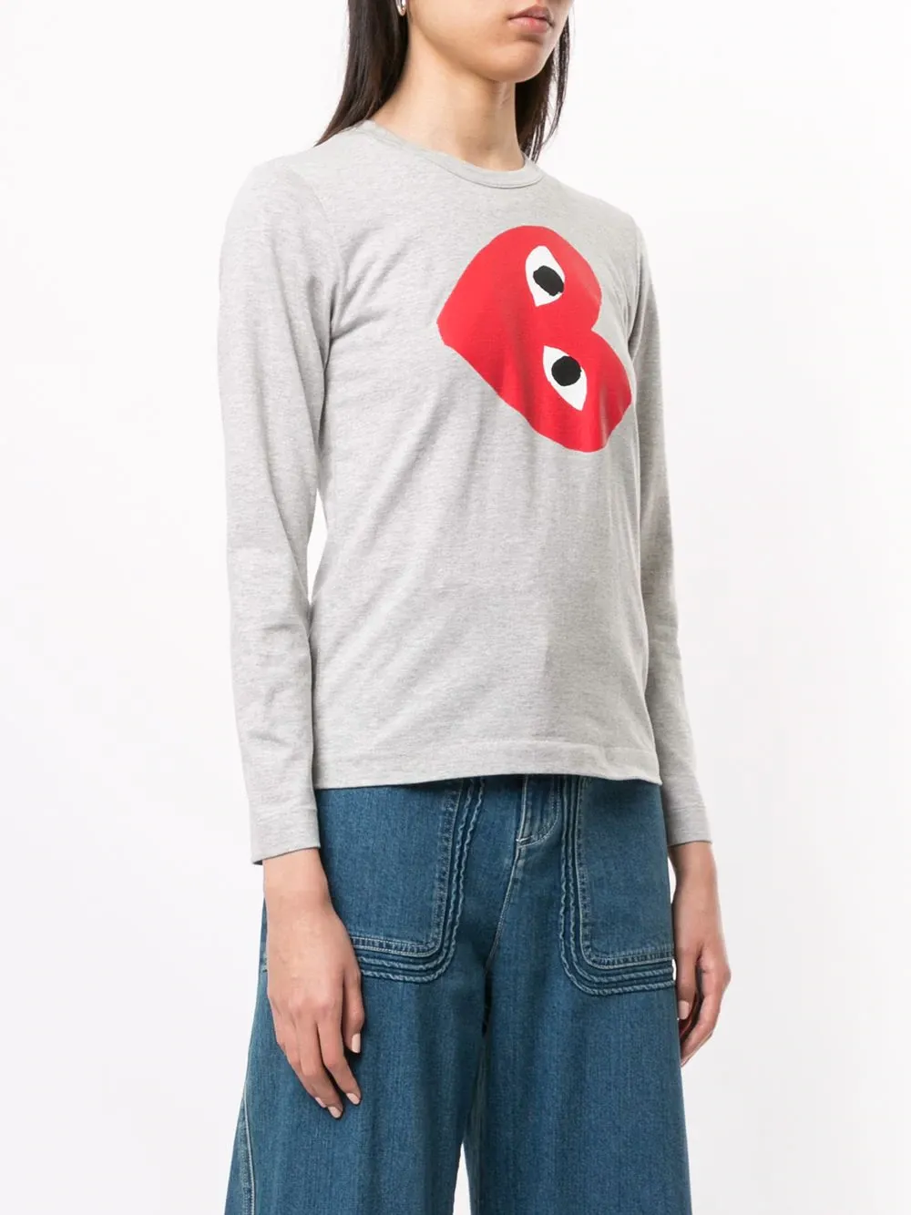 Logo-Print Crew Neck Top