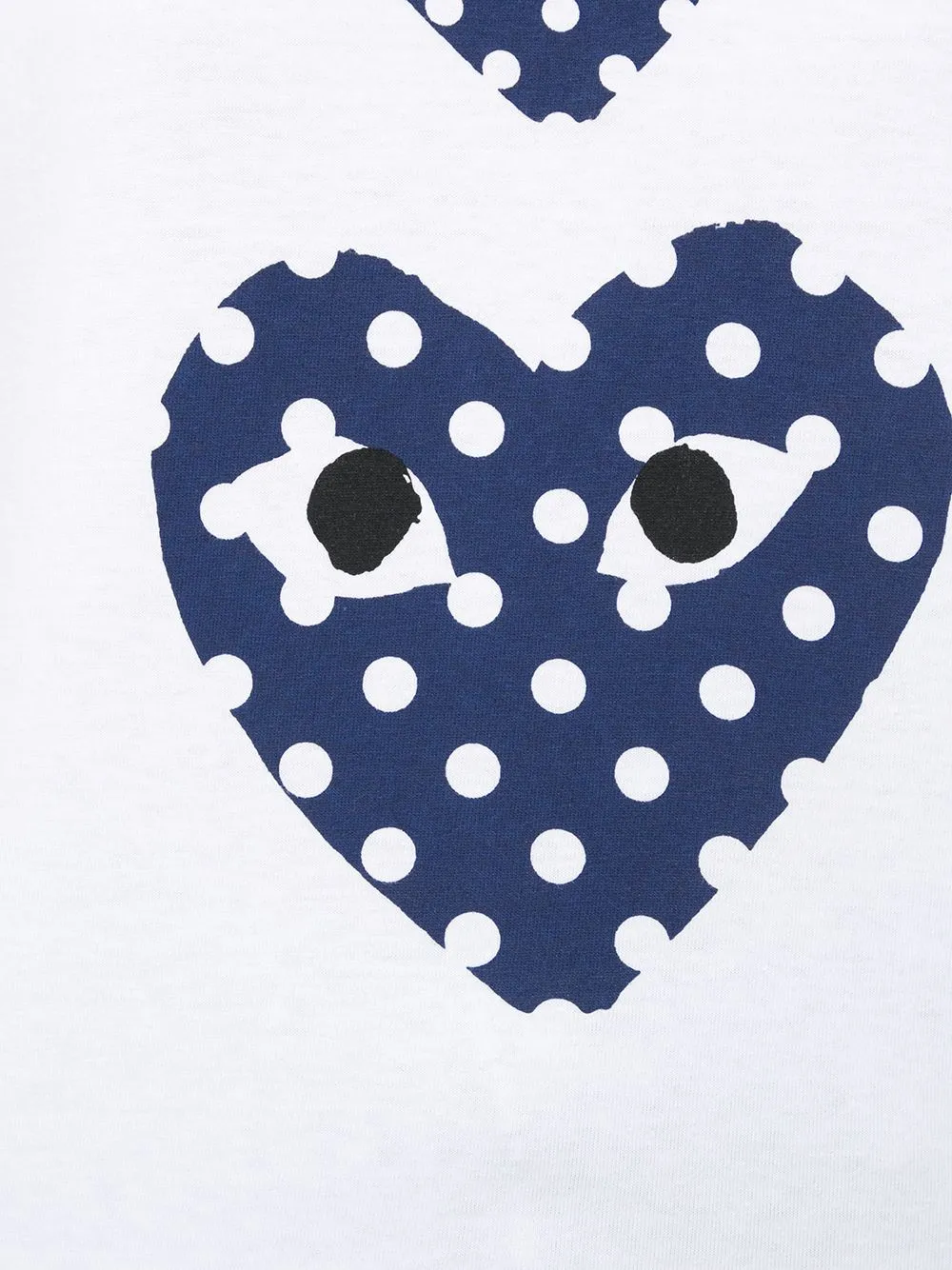 Heart-Print Crew Neck T-Shirt