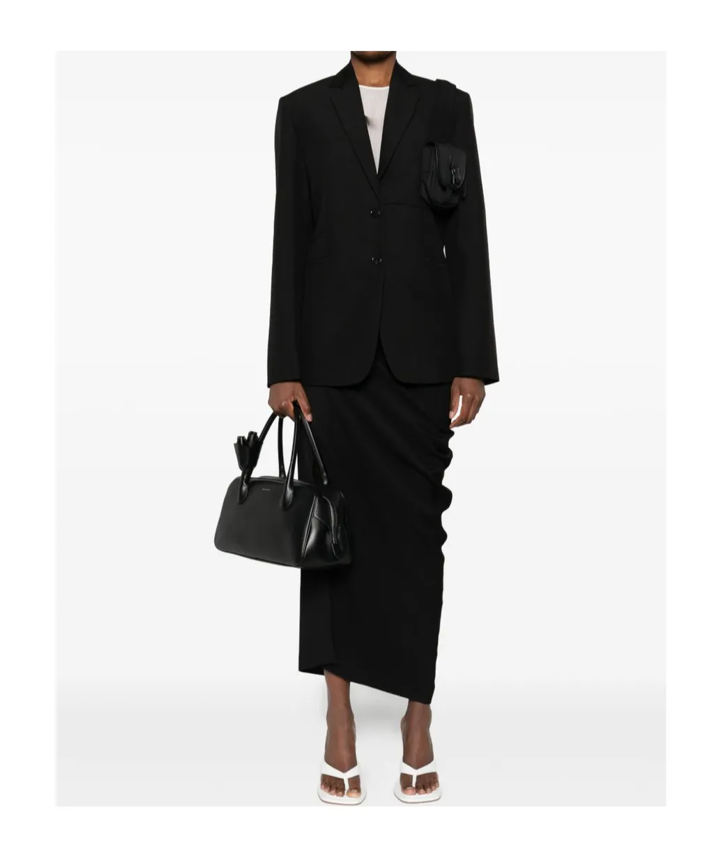 Long Sleeve Suit Jacket With Pocket Detail