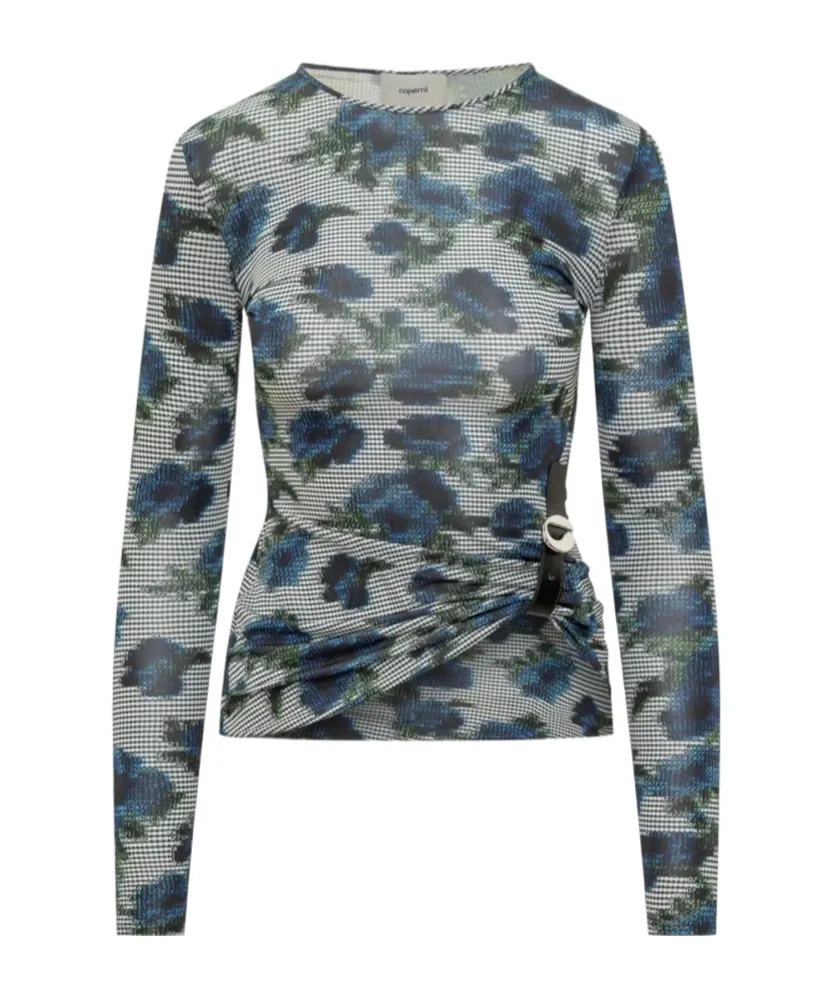 Patterned Slim-Fit Top