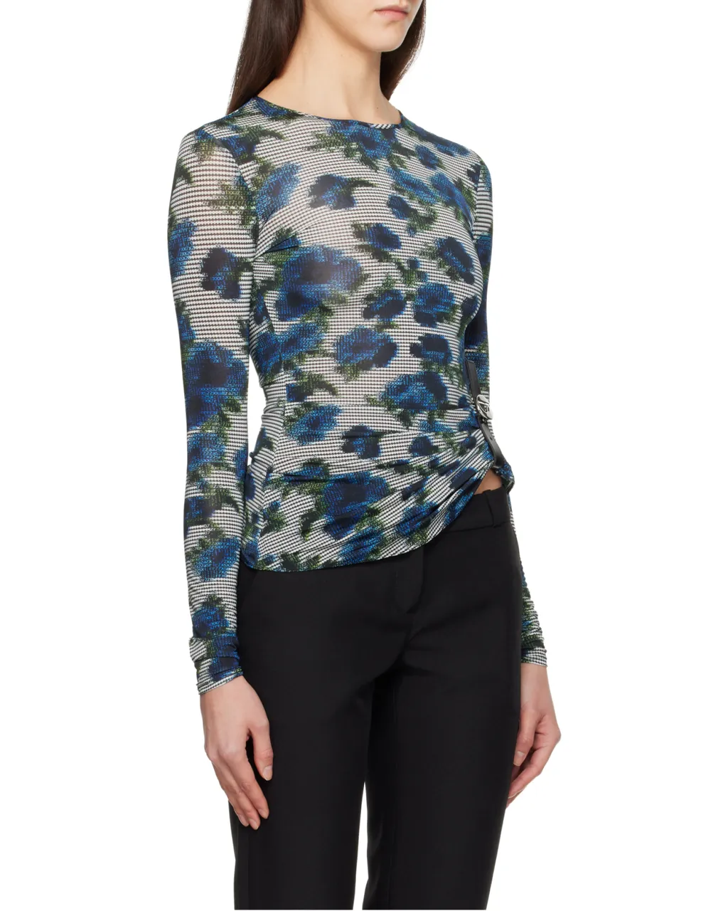 Patterned Slim-Fit Top