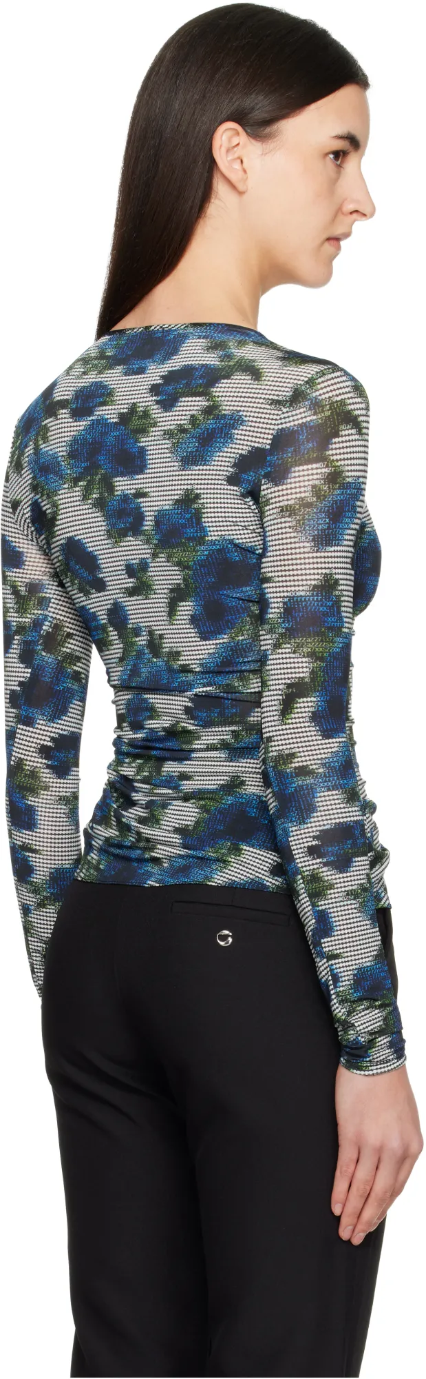 Patterned Slim-Fit Top