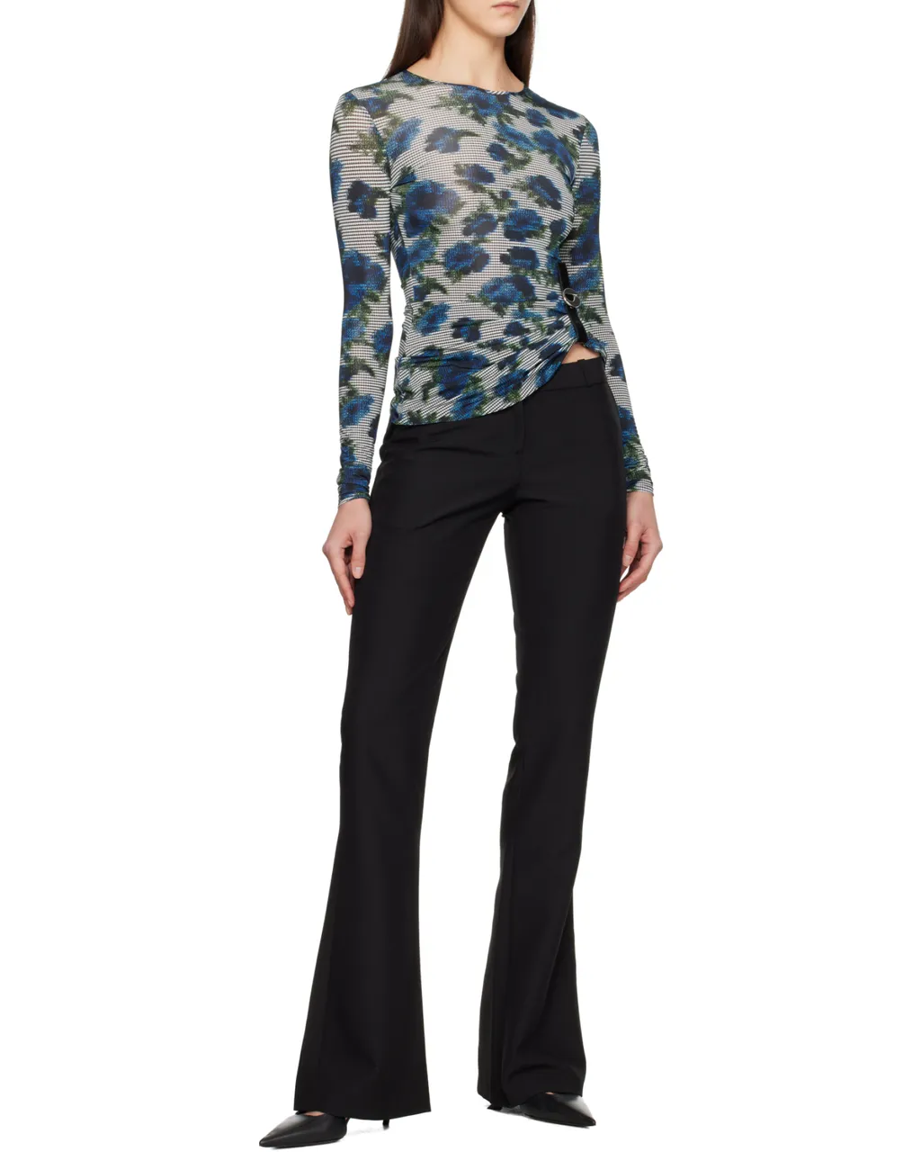 Patterned Slim-Fit Top