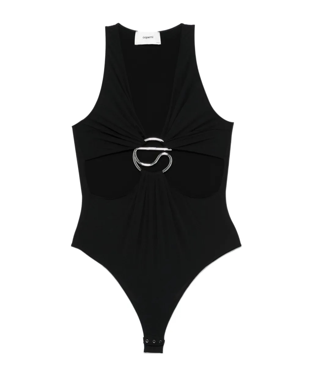 Cut-Out C-Logo Bodysuit