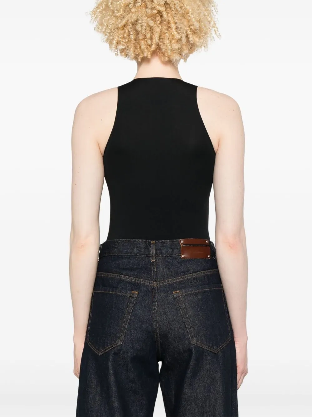 Cut-Out C-Logo Bodysuit