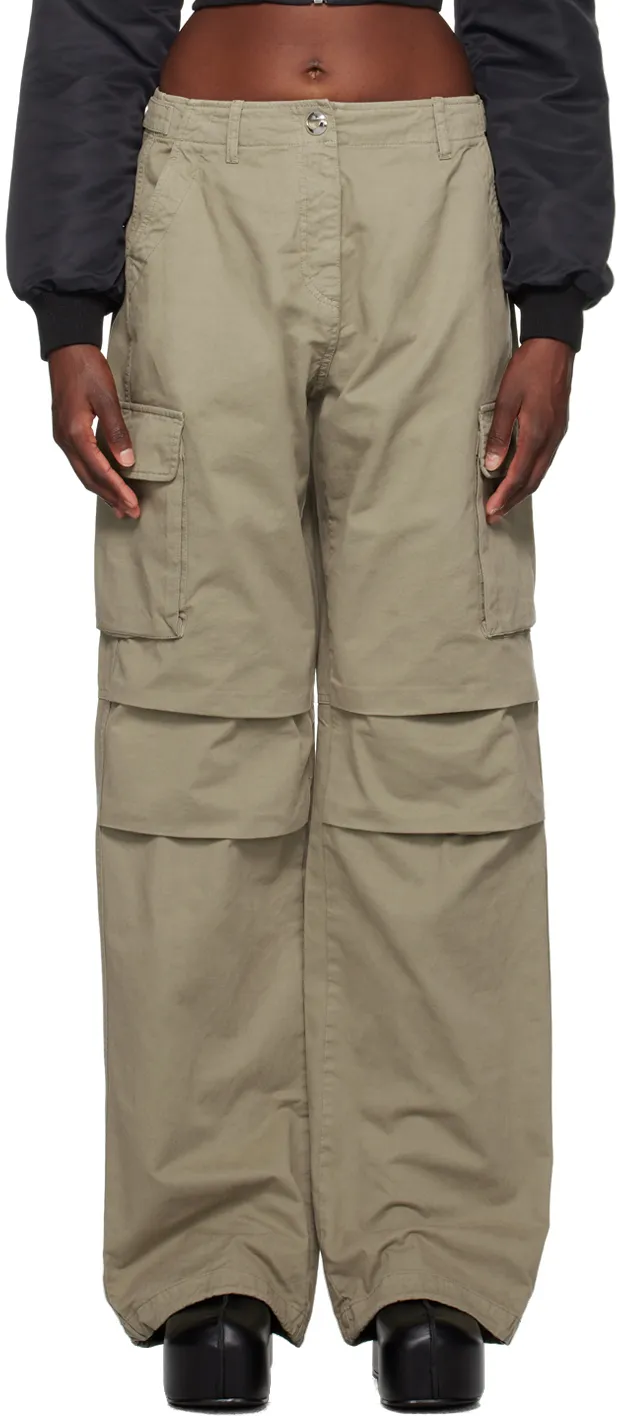 Logo Wide-Legged Casual Pants