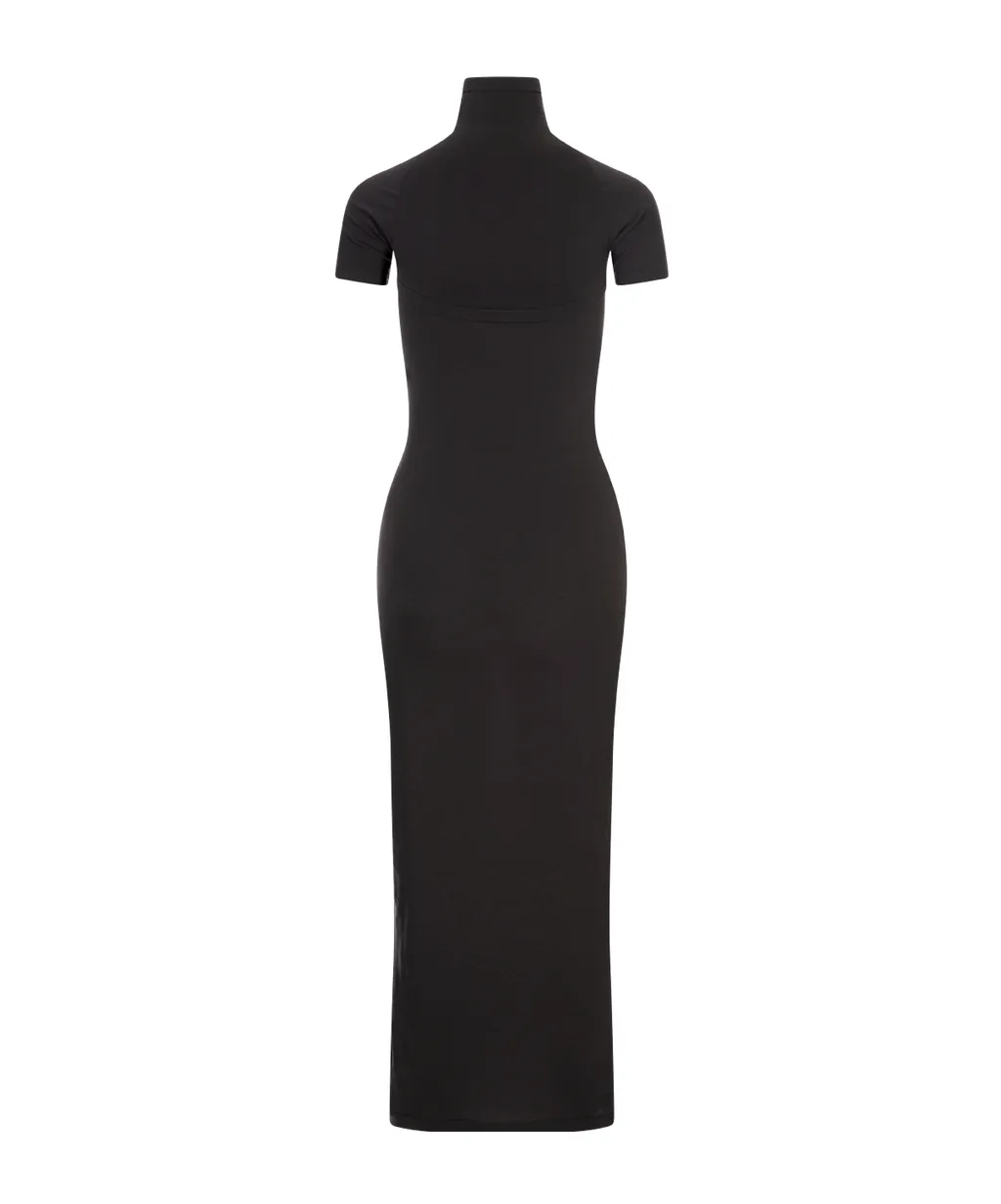 Second-Skin Knit Cut-Out Dress