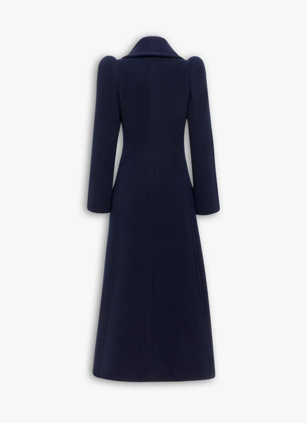 Wool Curved Coat