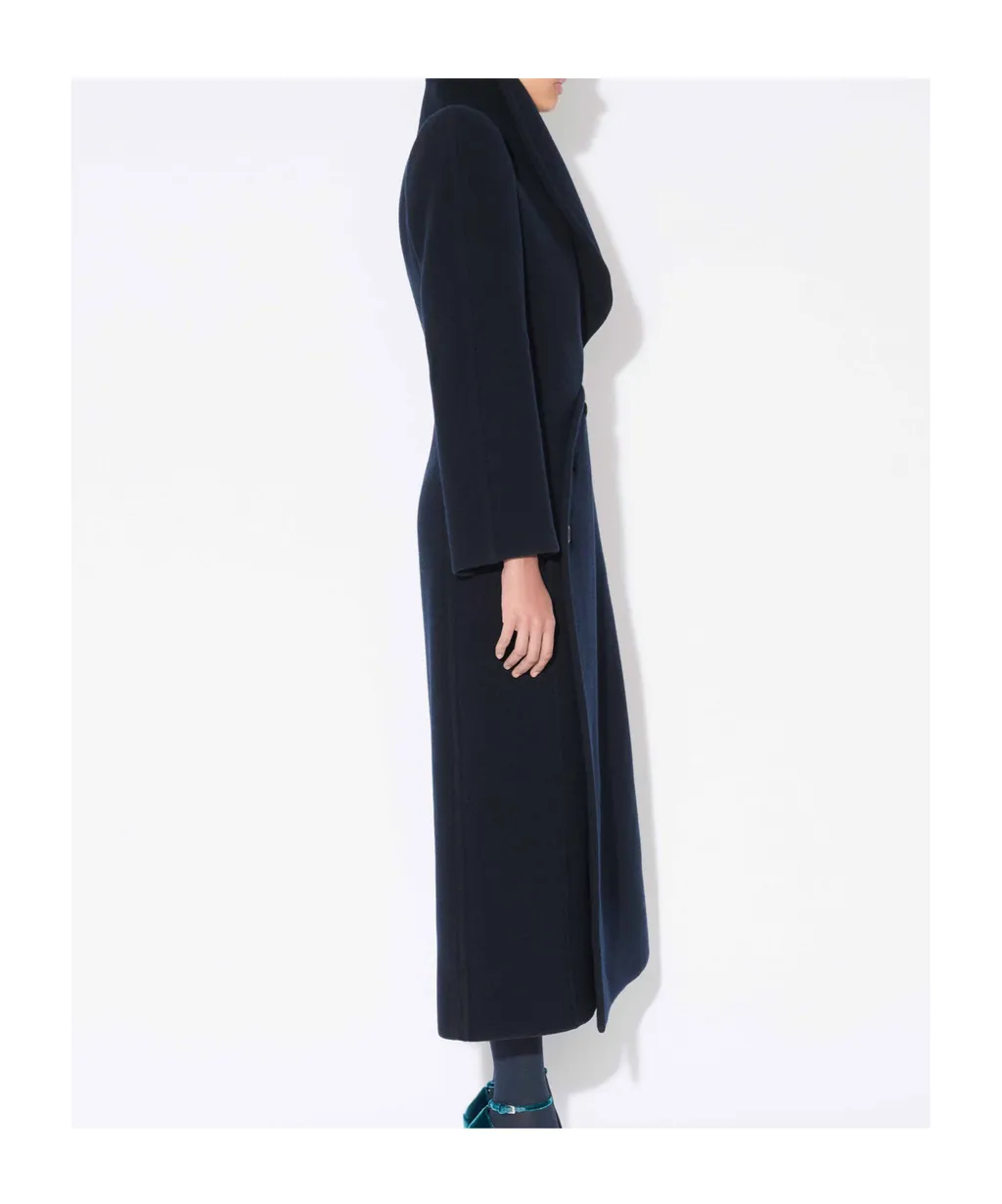 Wool Curved Coat
