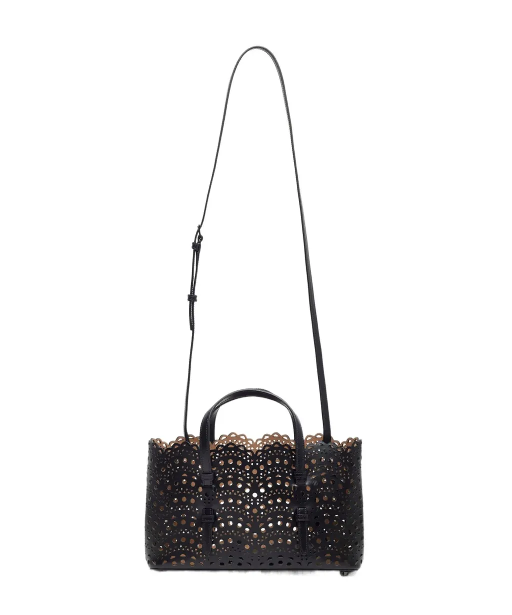 Vienne Perforated Open Top Handbag