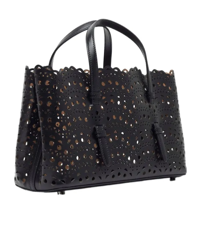 Vienne Perforated Open Top Handbag