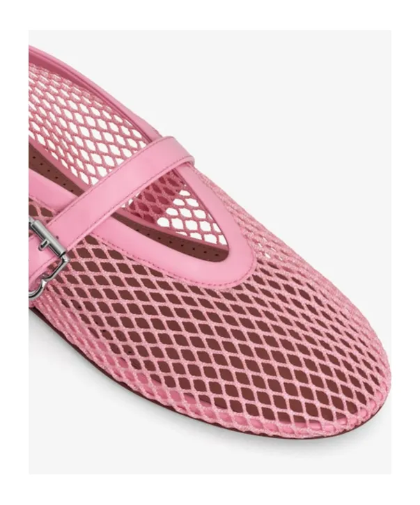 Fishnet Ballet Flats