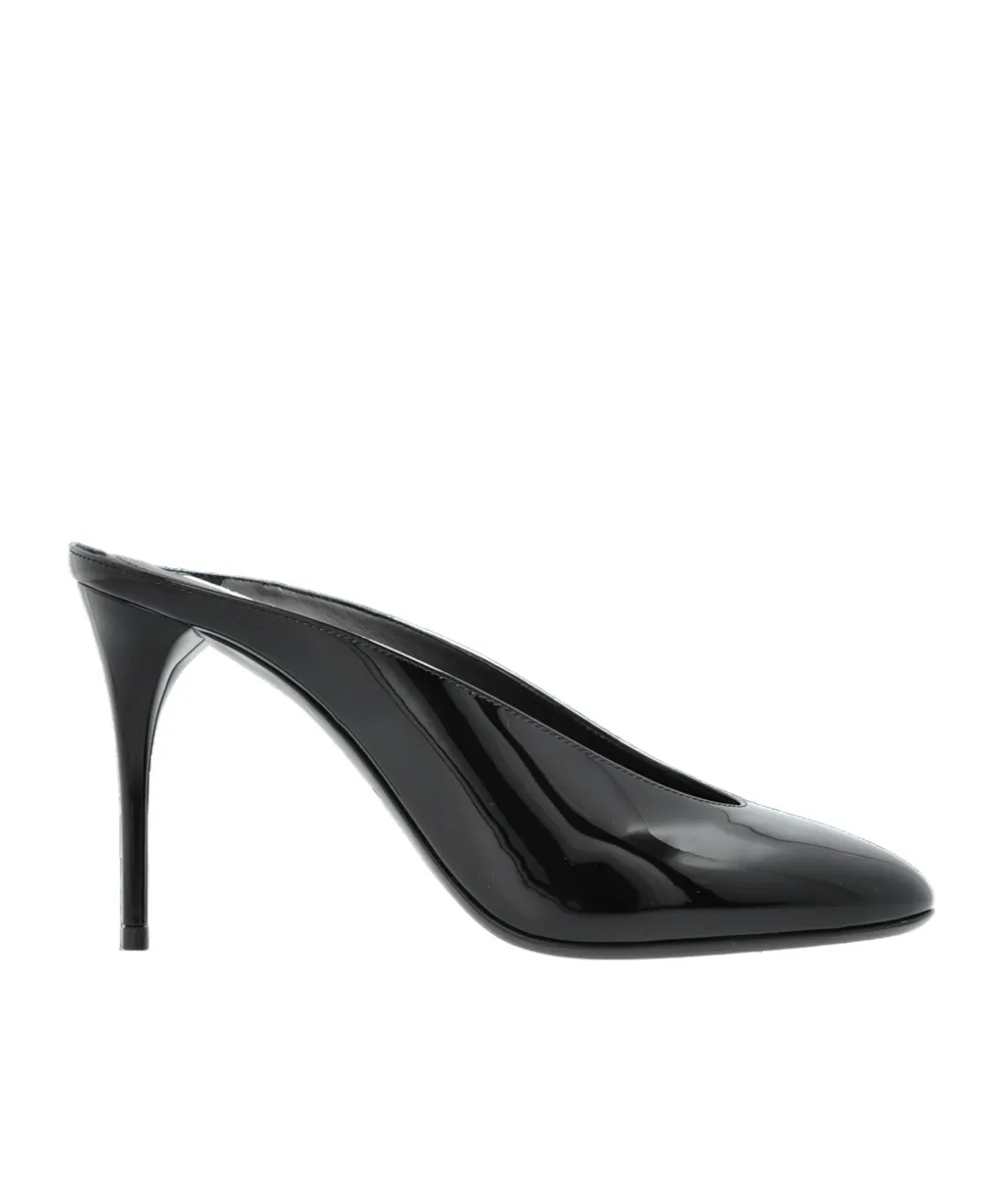 60Mm Patent-Leather Mules