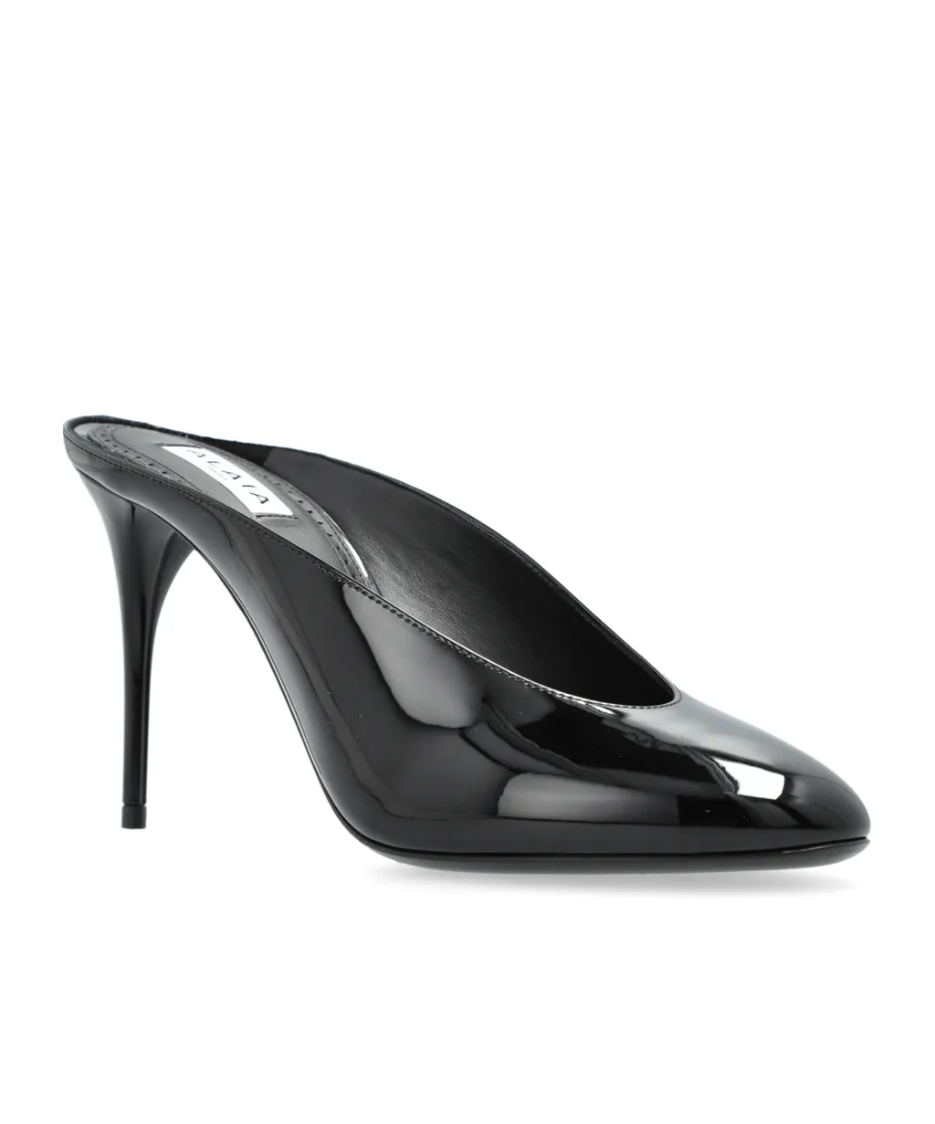 60Mm Patent-Leather Mules