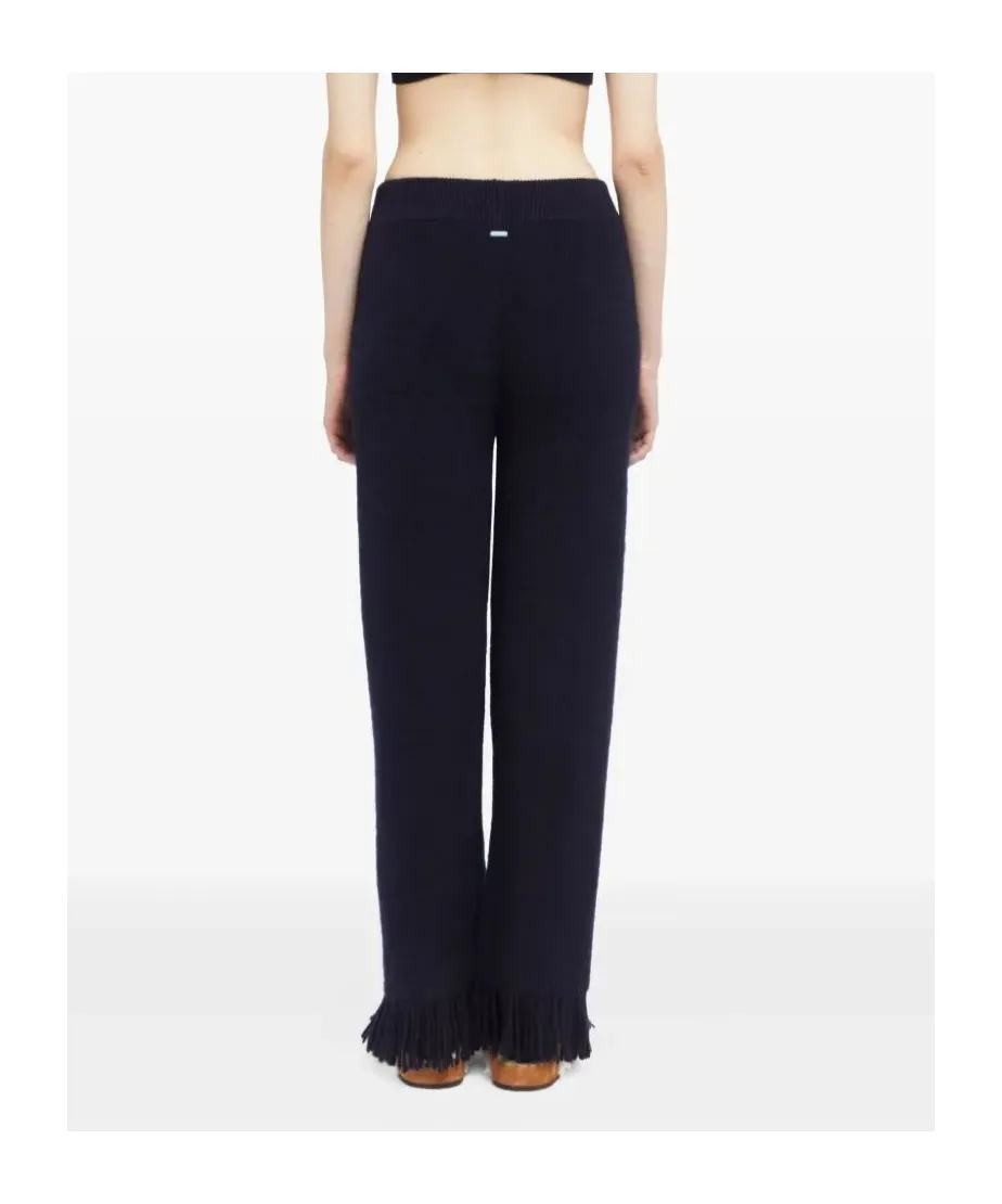 Fringe-Detail Trousers