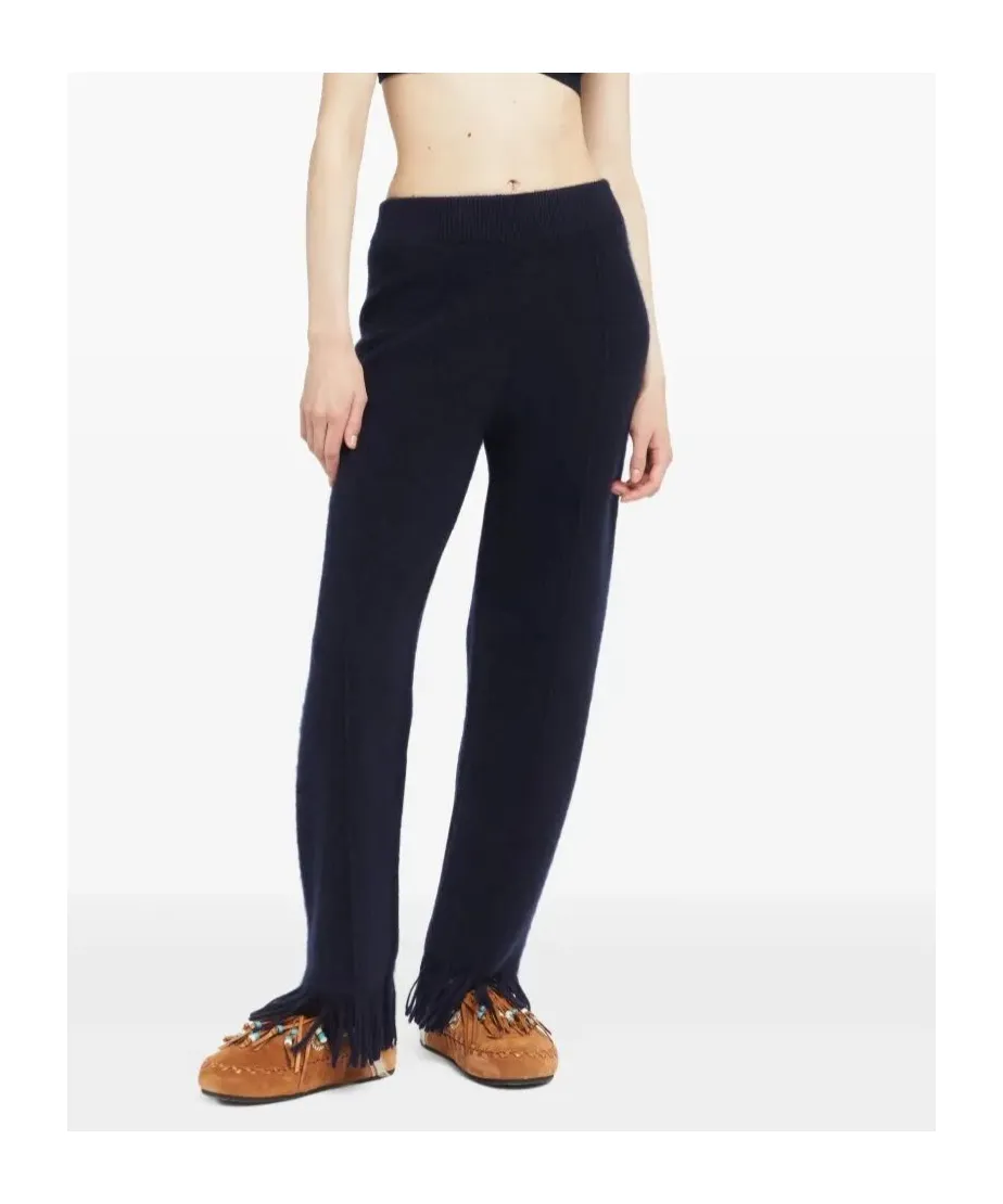 Fringe-Detail Trousers