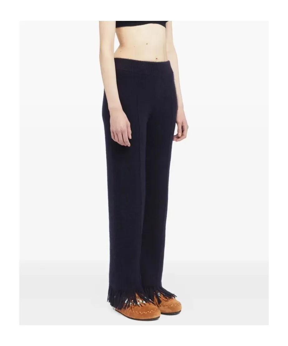 Fringe-Detail Trousers