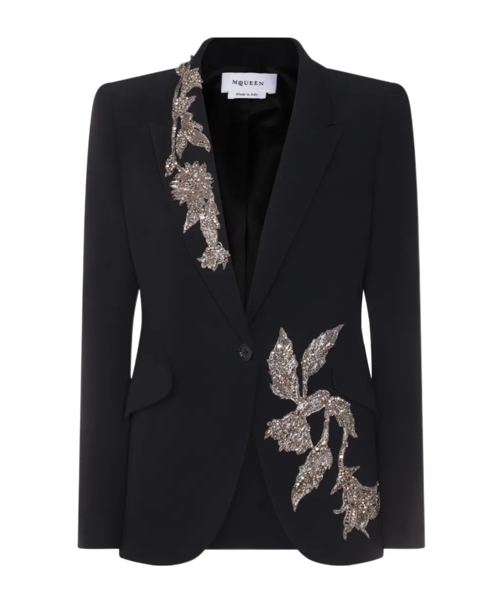 Single Breasted Embellished Blazer