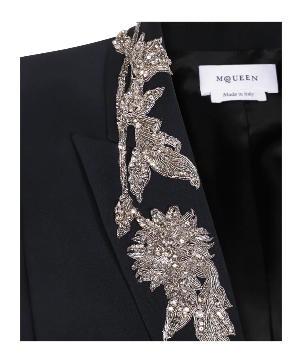 Single Breasted Embellished Blazer