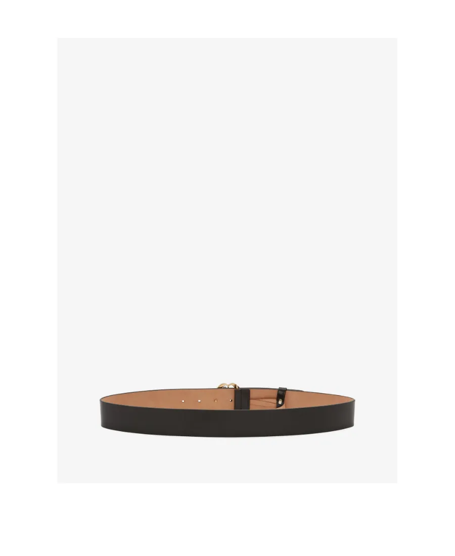 Logo Plaque Buckle Belt