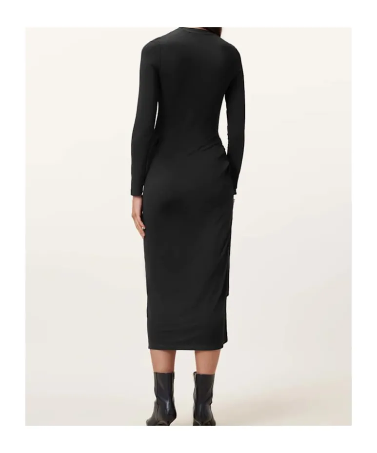Draped Midi Dress