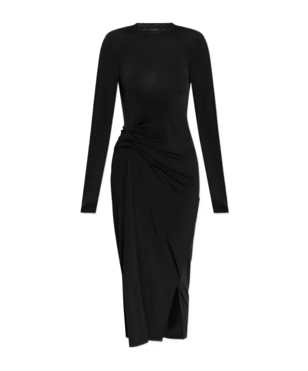Draped Midi Dress