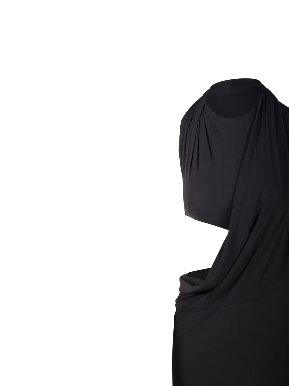 Cut-Out Draped Dress