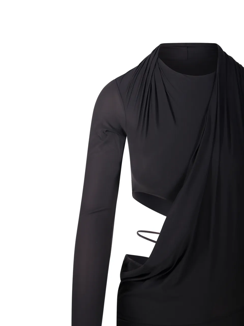 Draped Cutout Dress