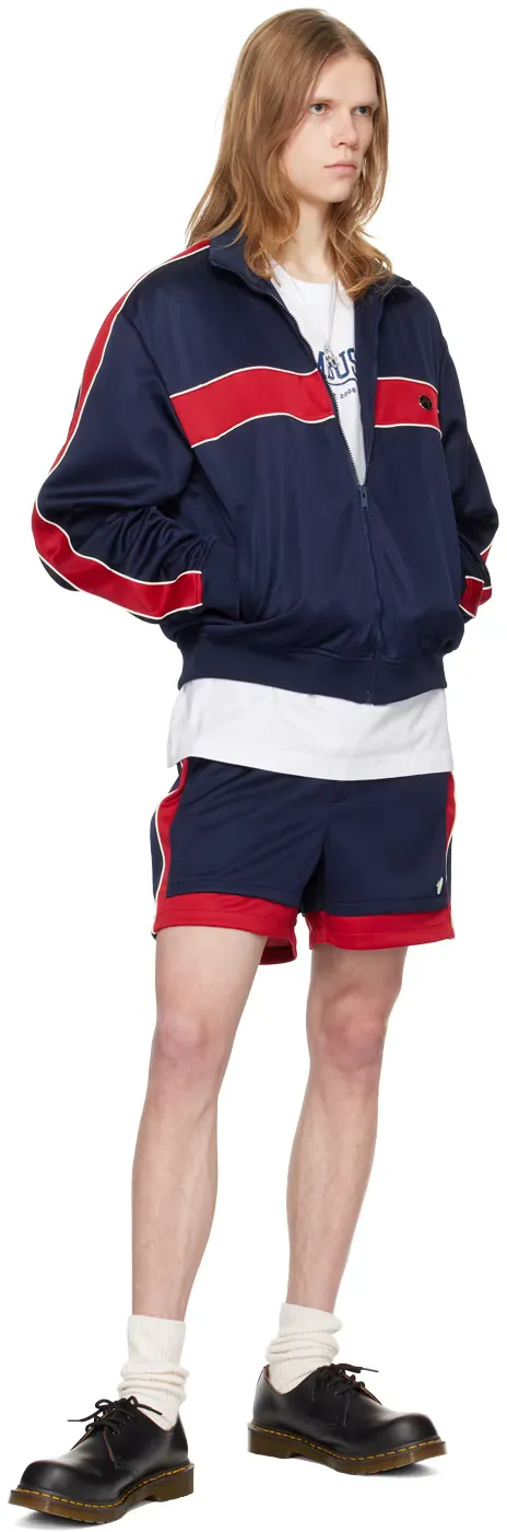 Stripe-Trim Track Jacket