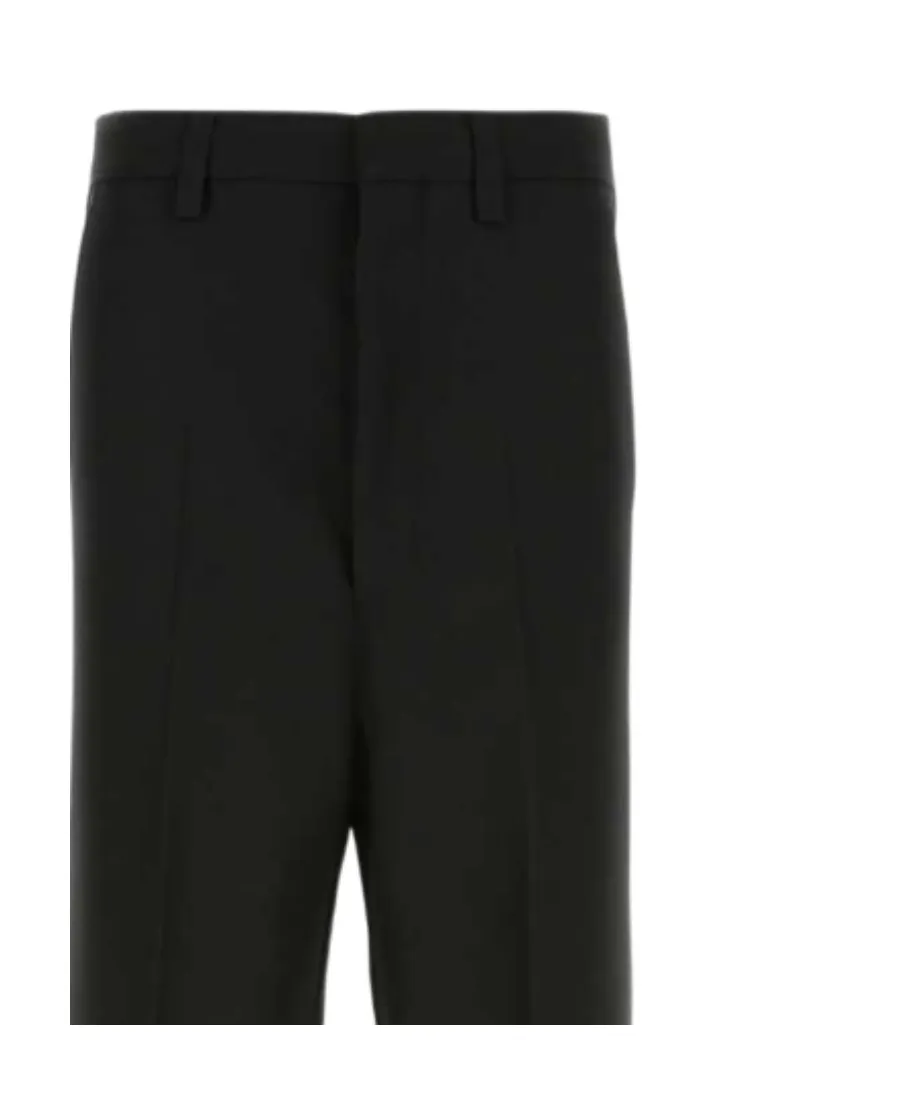 Wide-Leg Tailored Trousers