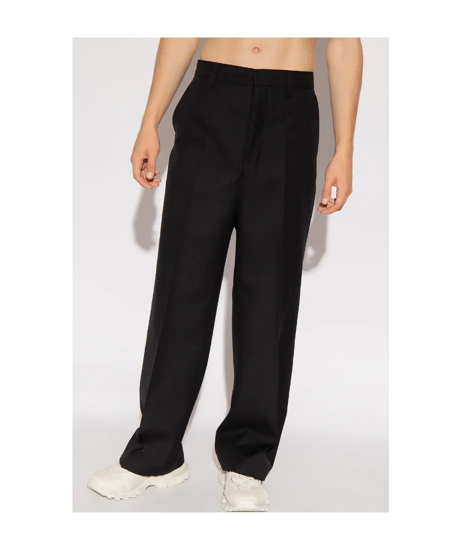 Wide-Leg Tailored Trousers