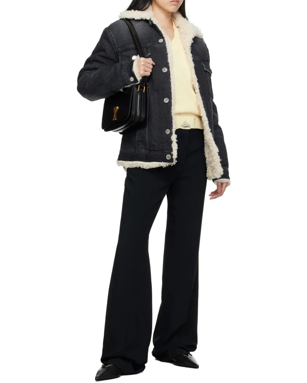 Long-Sleeved Wool Sweater