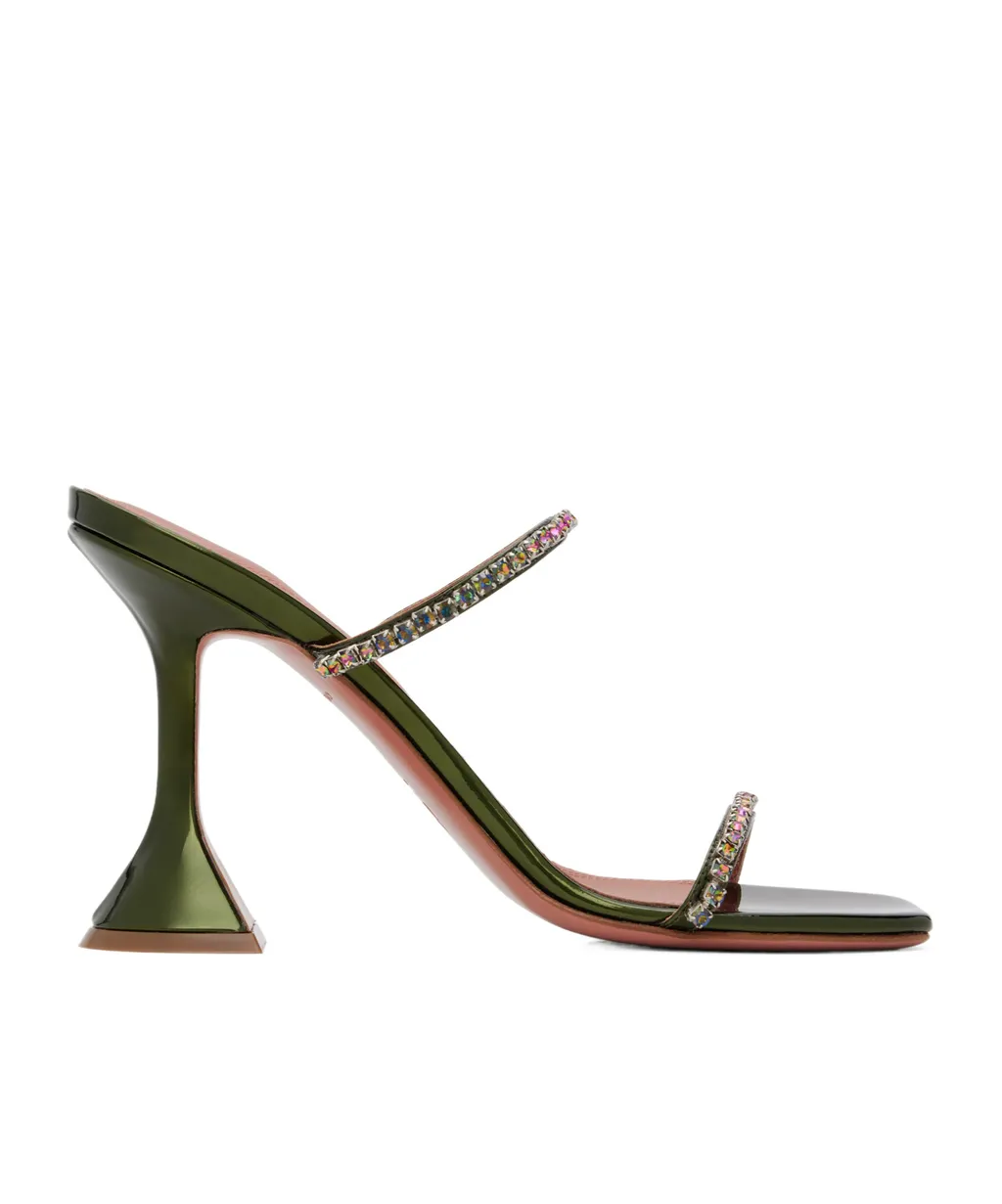 Gilda Square-Headed High-Heeled Sandals