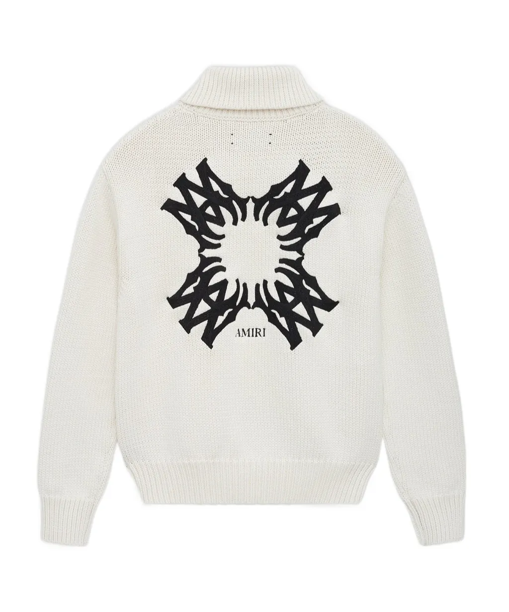Long-Sleeved Knitted Cardigan