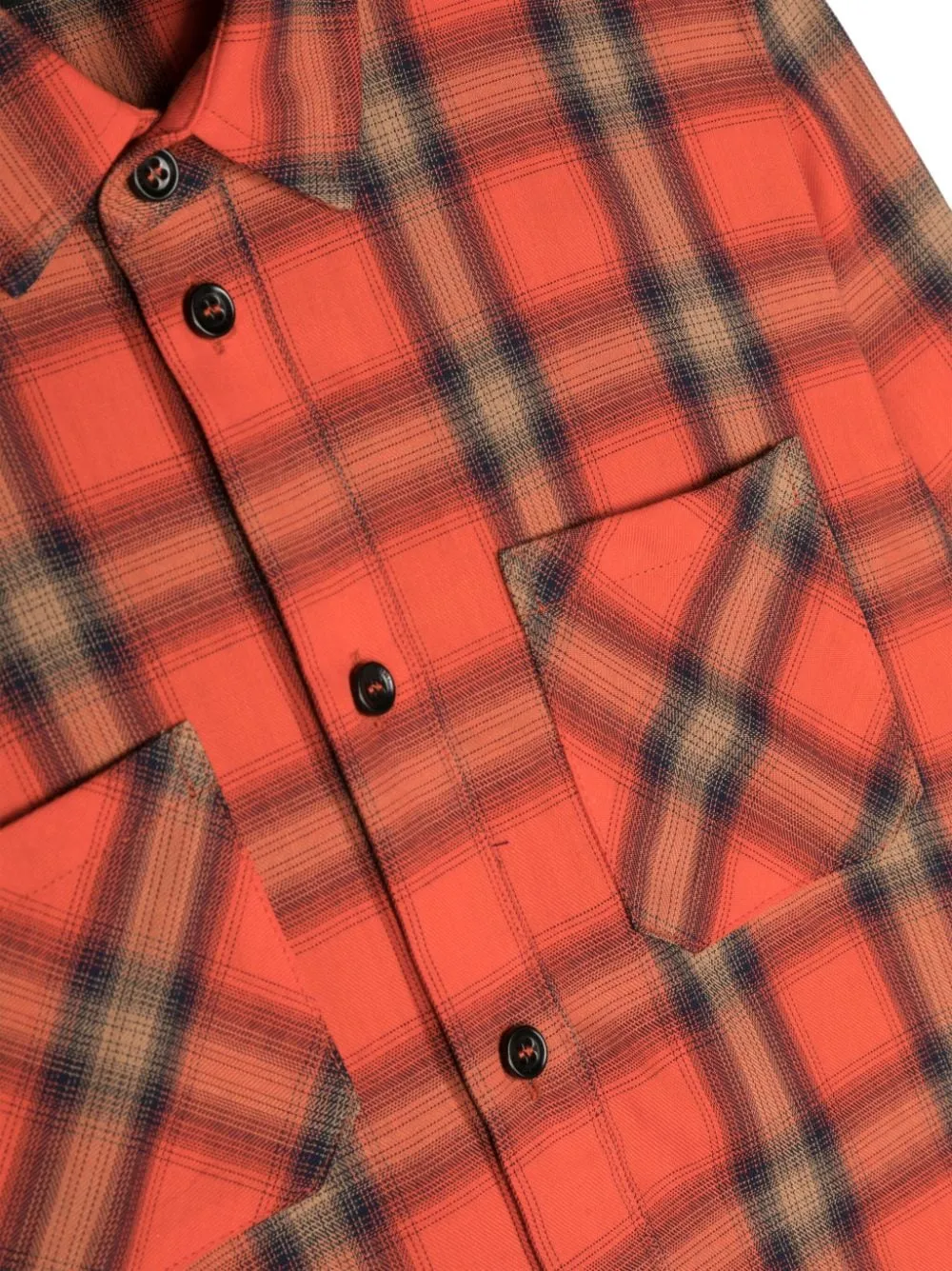 Logo-Embroidered Check-Pattern Shirt
