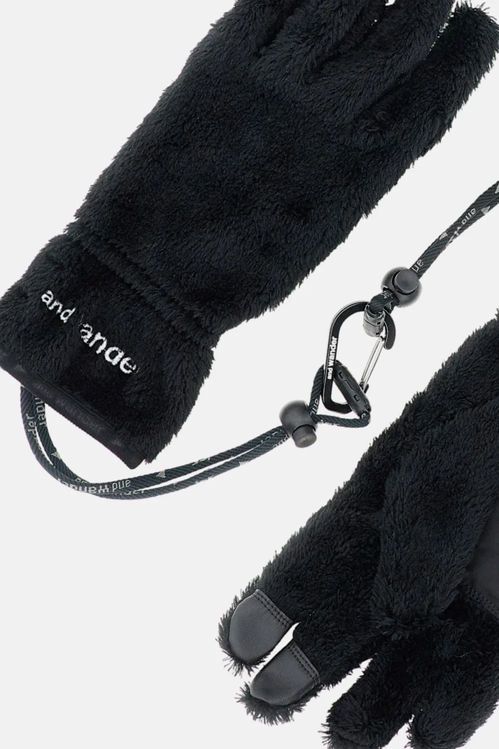 Logo Embroidered Fleece Gloves